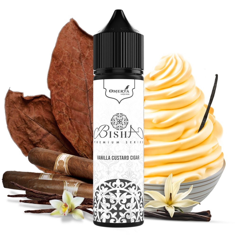 Bisha Vanilla Custard Cigar 60ml