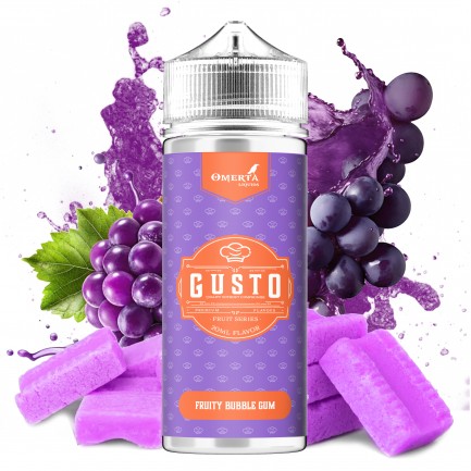 Gusto Fruity Bubble Gum 120ml