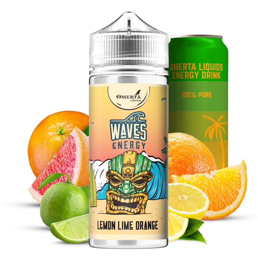 Waves Energy Lemon Lime Orange 120ml