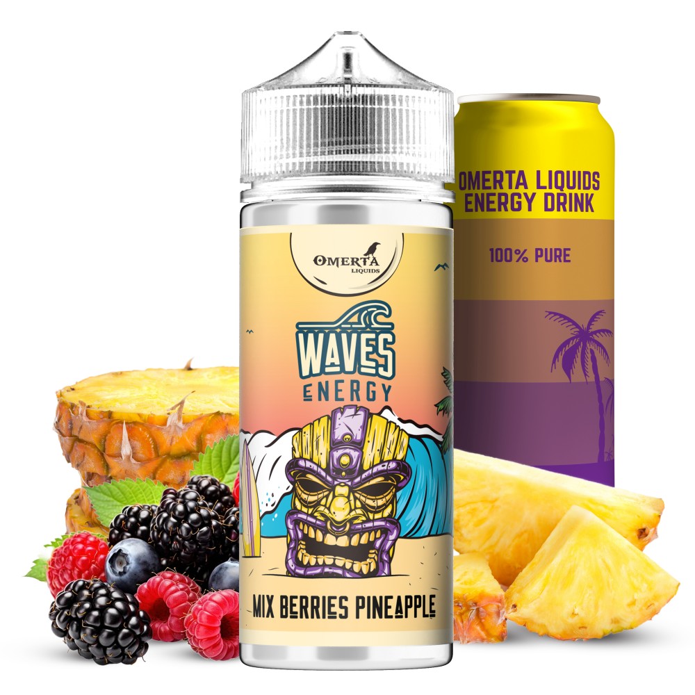 Waves Energy Mix Berries Pineapple 120ml