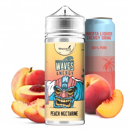Waves Energy Peach Nectarine 120ml