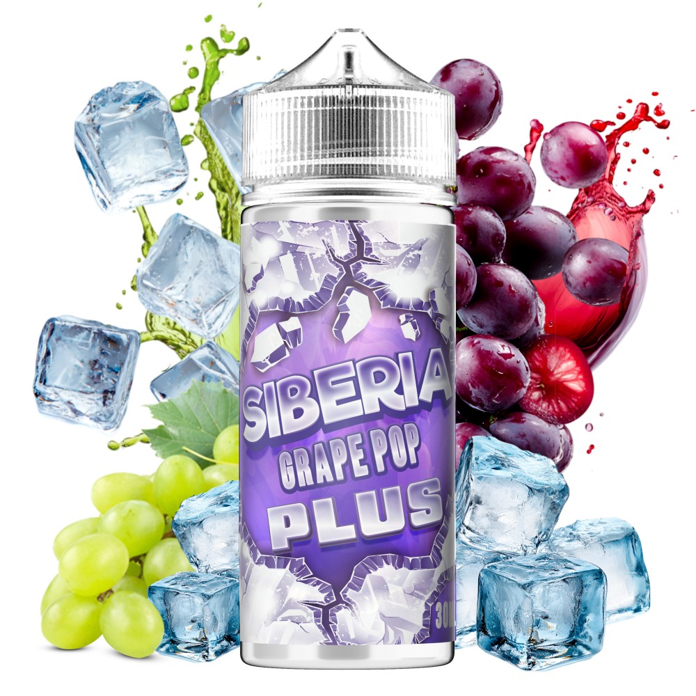 Siberia Grape Pop Plus 120ml