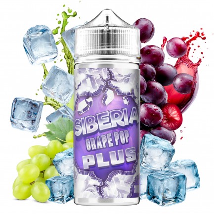 Siberia Grape Pop Plus 120ml