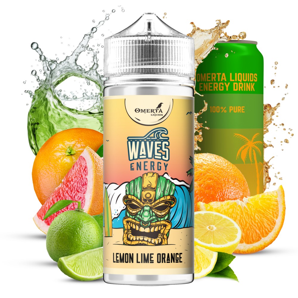 Waves Energy Lemon Lime Orange 120ml