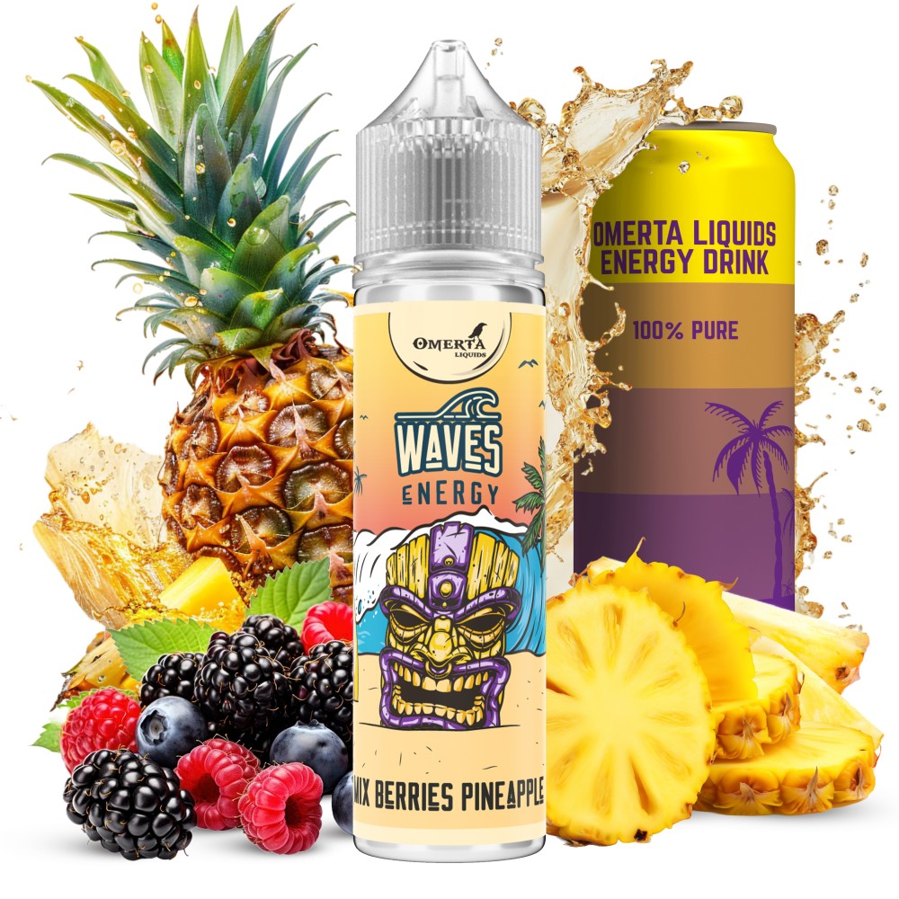 Waves Energy Mix Berries Pineapple 60ml